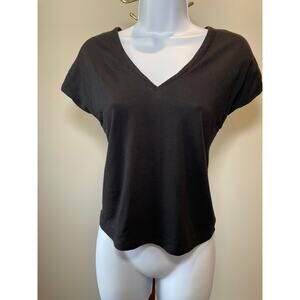 White House Black Market Pima Cotton Cap Sleeve Top Soft Breathable Style S